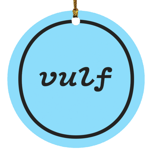 Vulfpeck Logo Circle Ornament