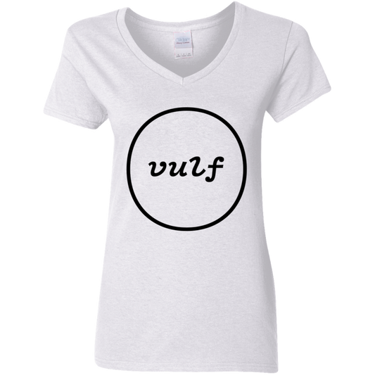 Vulfpeck Logo Ladies' Cotton V-Neck T-Shirt