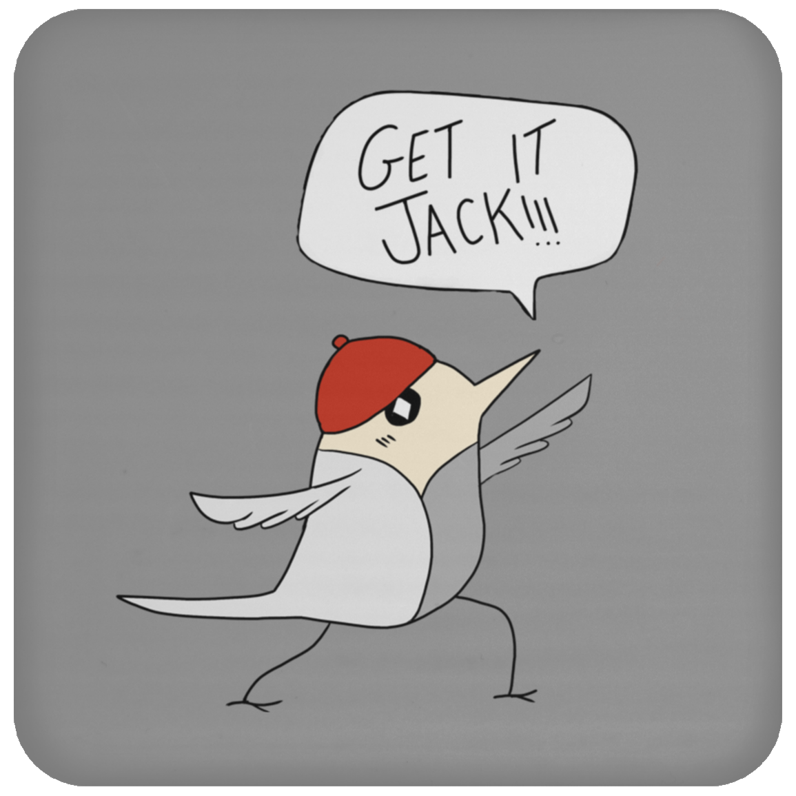 Get it Jack! Lunging Bird Coaster