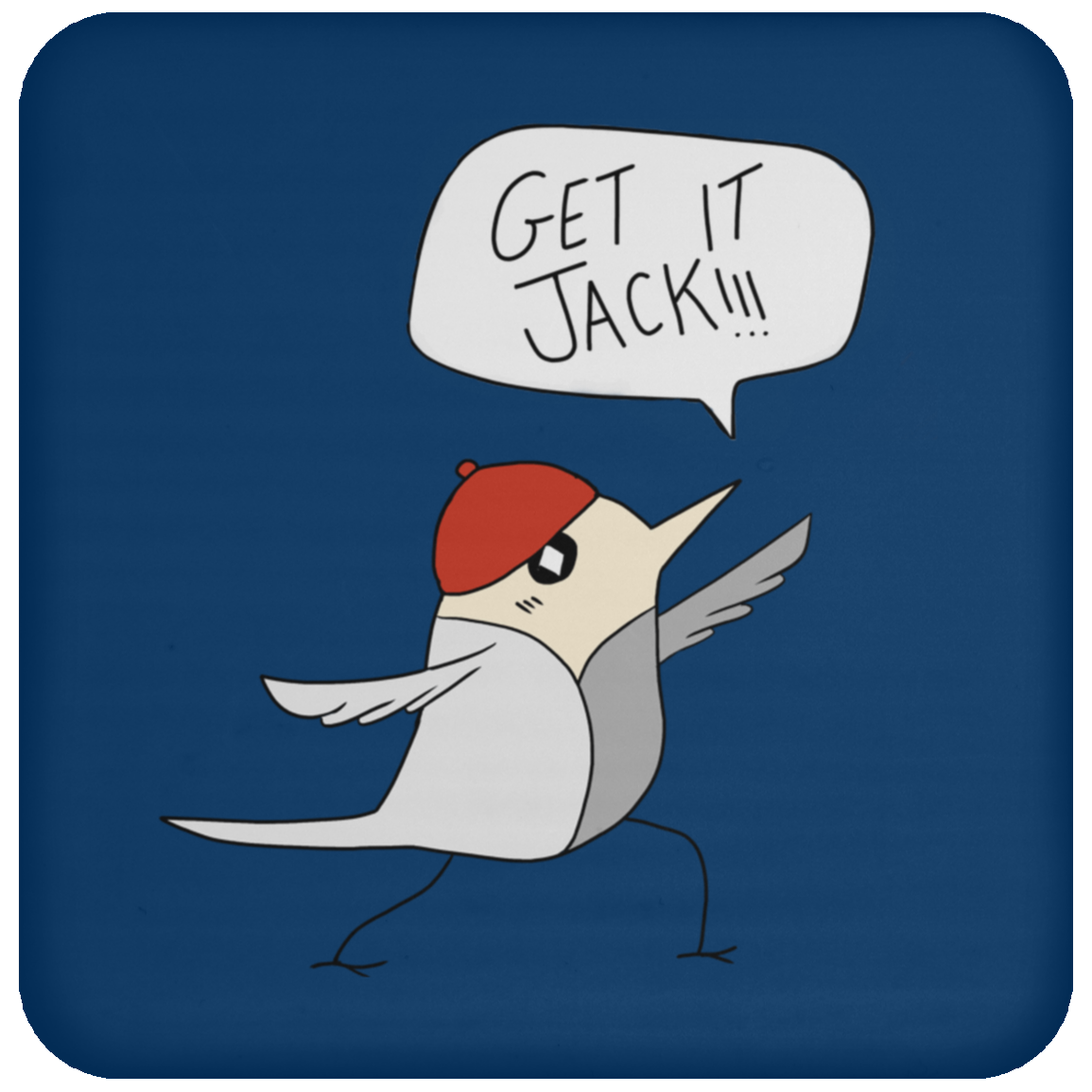 Get it Jack! Lunging Bird Coaster