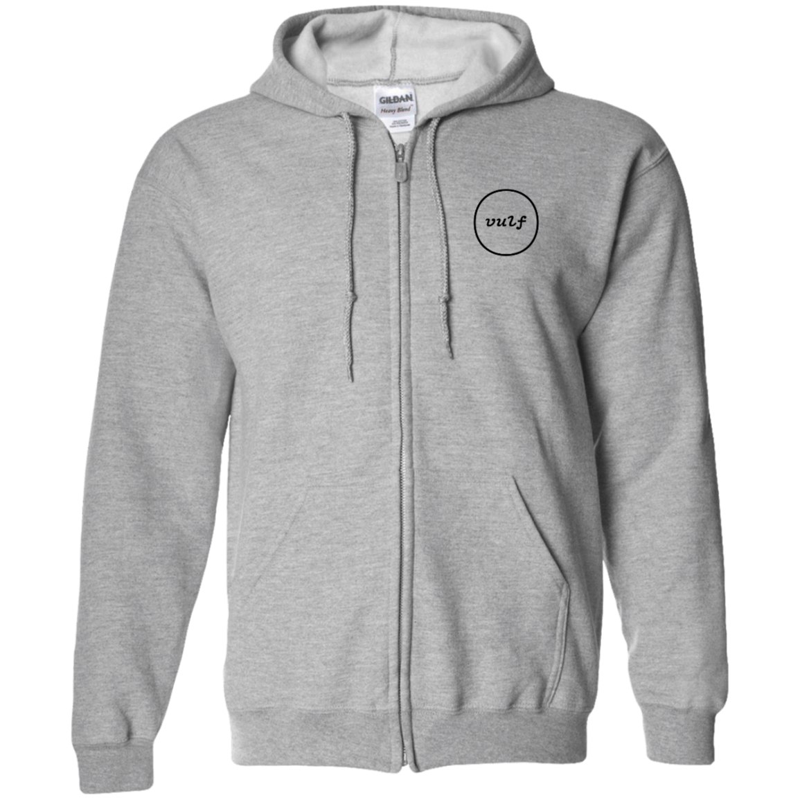 Vulfpeck Logo Zip Up Hooded Sweatshirt