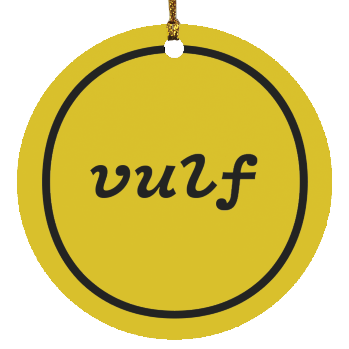 Vulfpeck Logo Circle Ornament