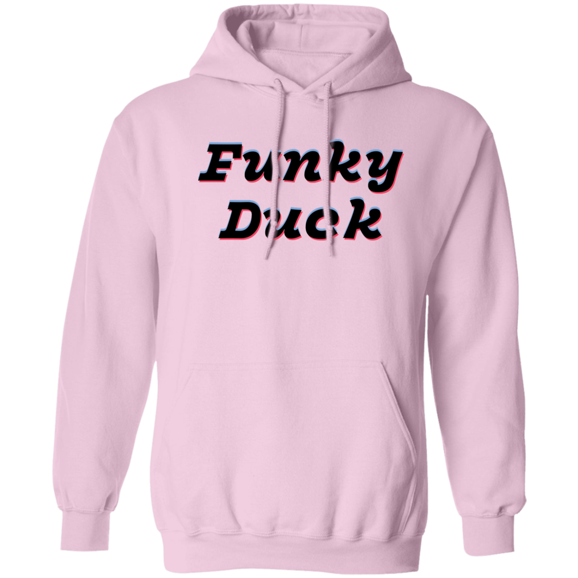 Funky Duck Pullover Hoodie (Bk/B/R)