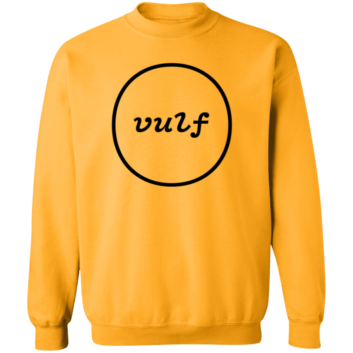 Vulfpeck Logo Crewneck Pullover Sweatshirt (black logo)