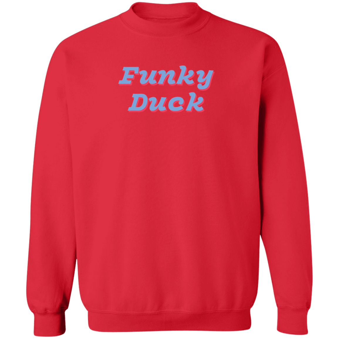 Funky Duck Pullover Crewneck Sweatshirt (B/R)