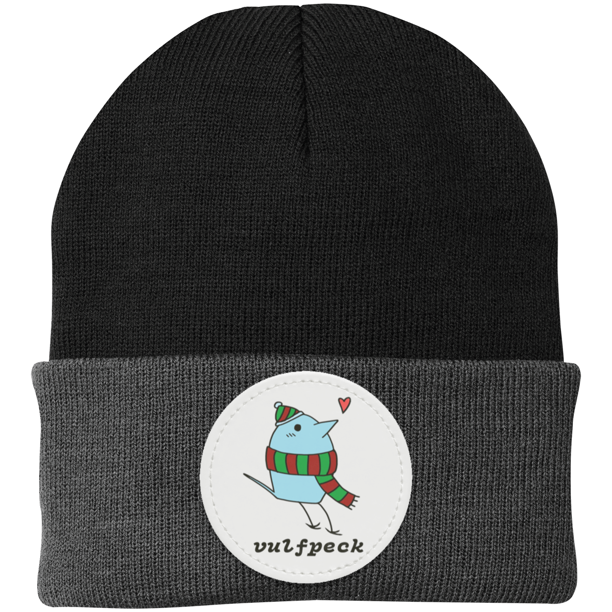 Cozy Blue Bird Knit Cap