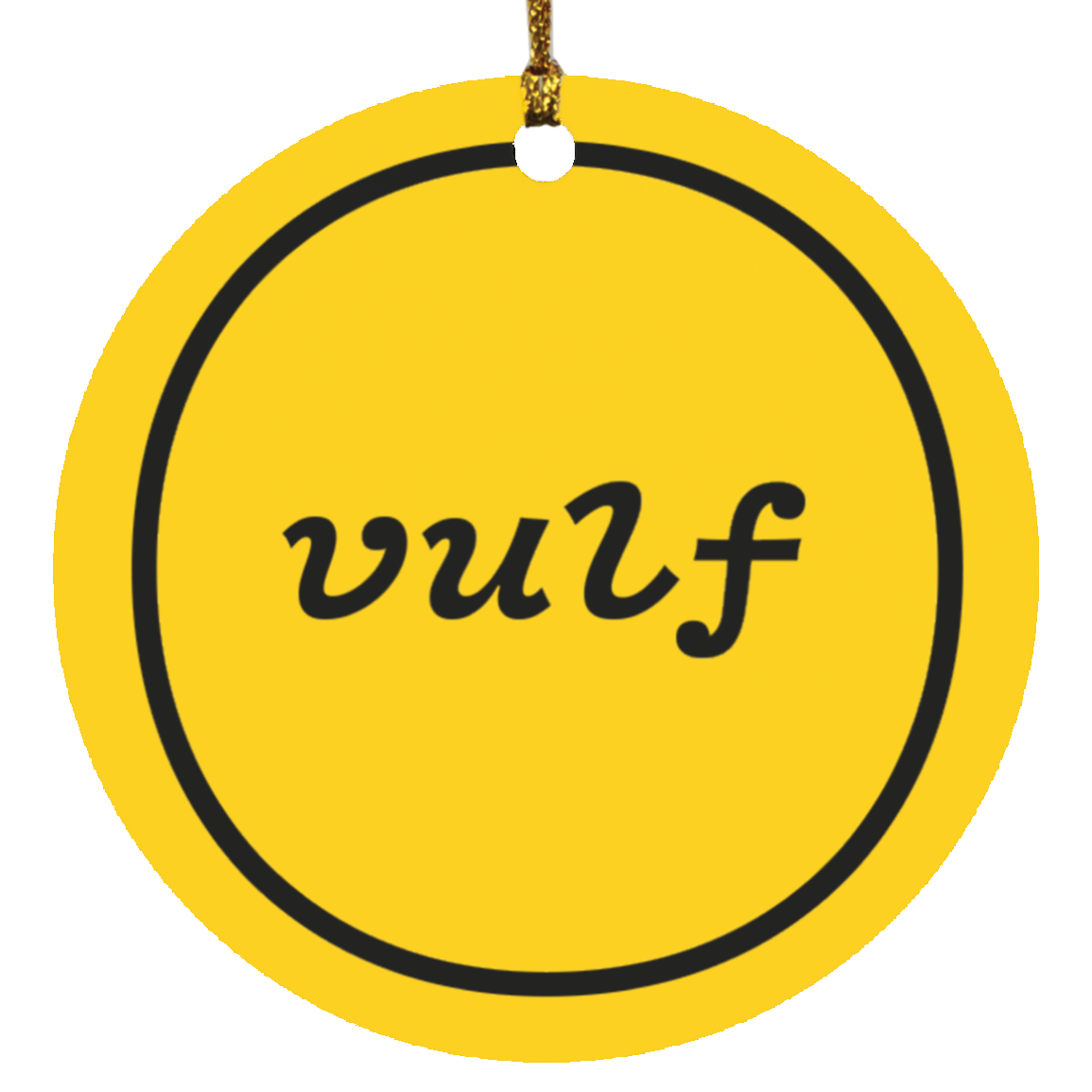 Vulfpeck Logo Circle Ornament