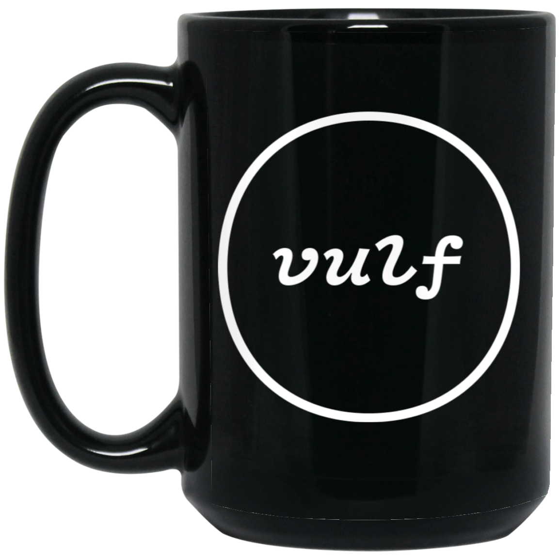 Vulfpeck Logo 15oz Black Mug