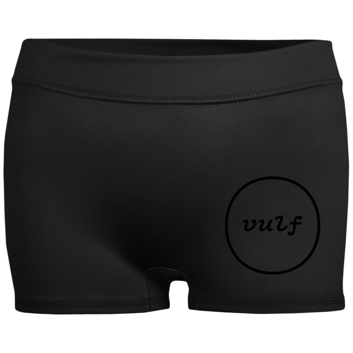 Vulfpeck Logo Ladies' Fitted Moisture-Wicking Shorts