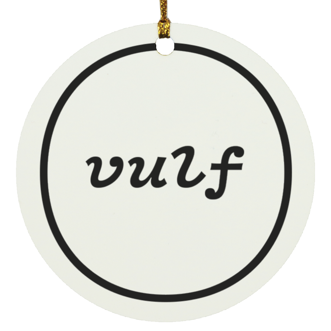 Vulfpeck Logo Circle Ornament