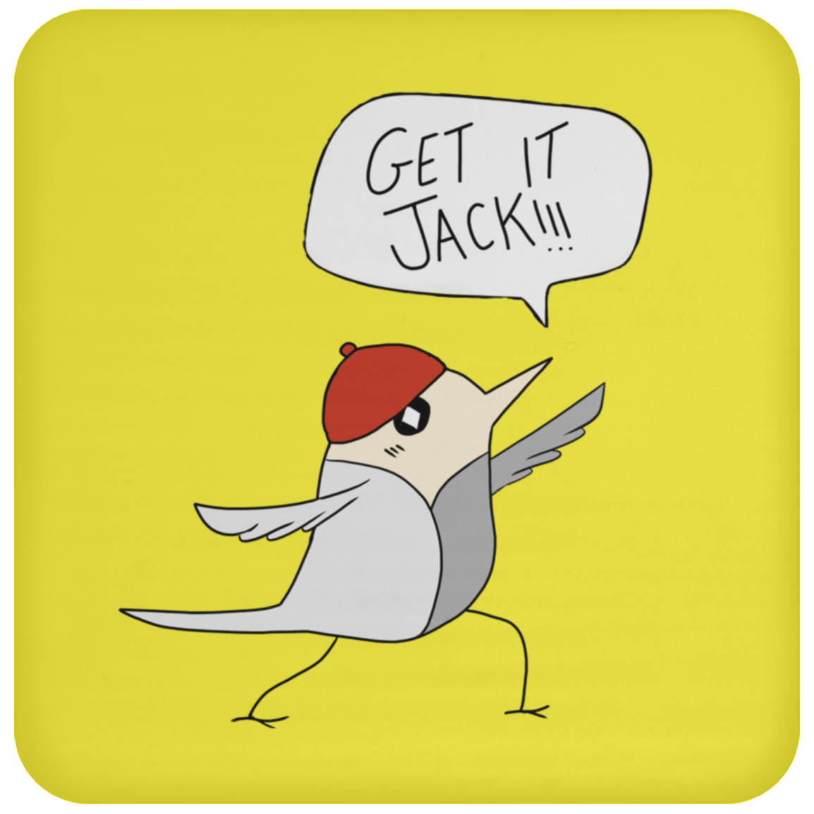 Get it Jack! Lunging Bird Coaster