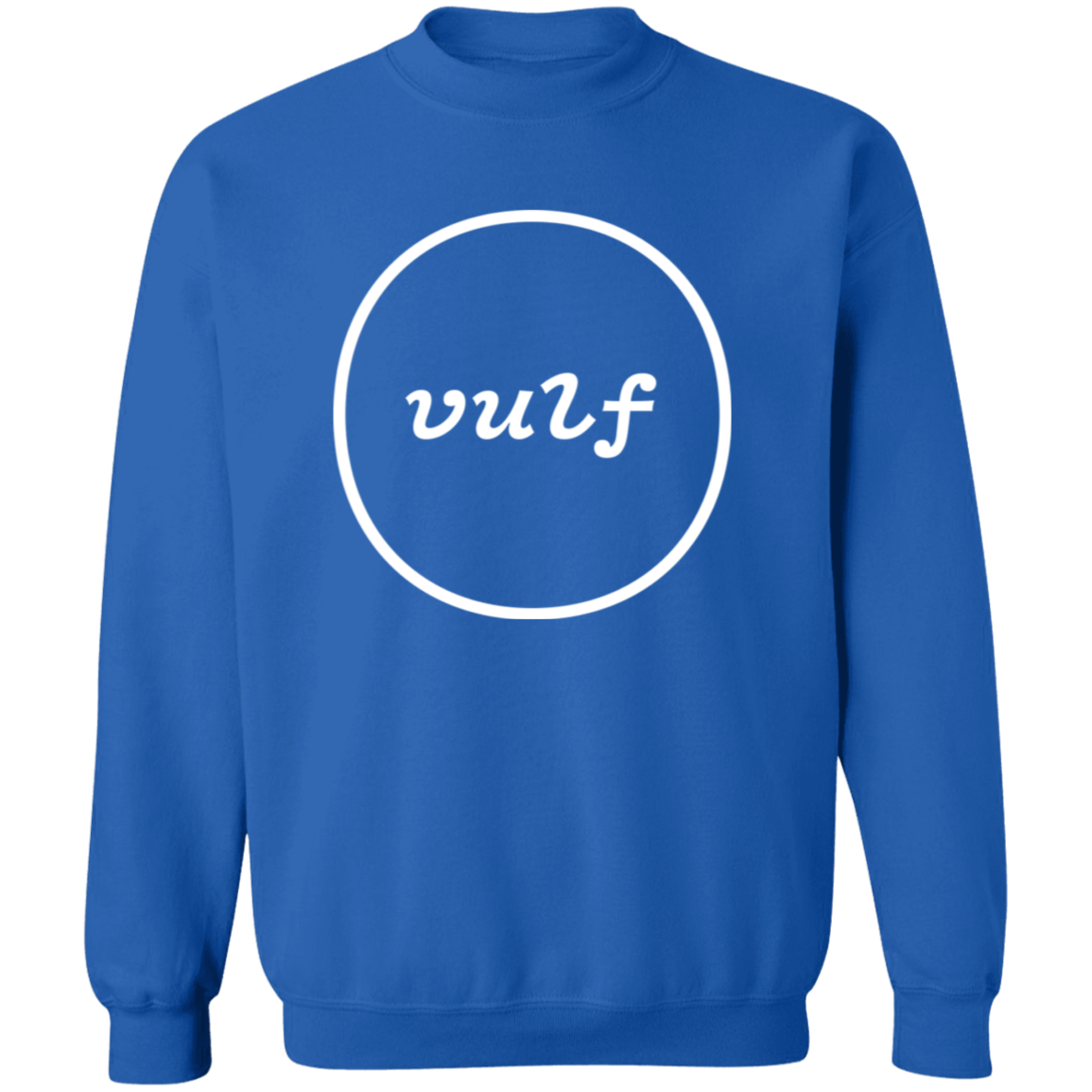 Vulfpeck Logo Crewneck Pullover Sweatshirt (white logo)