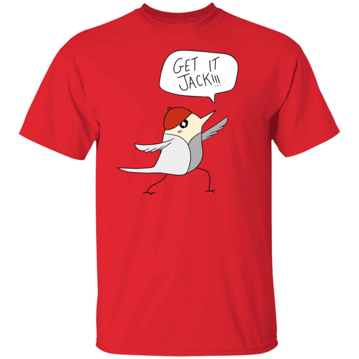 Get it Jack! Lunging Bird T-Shirt