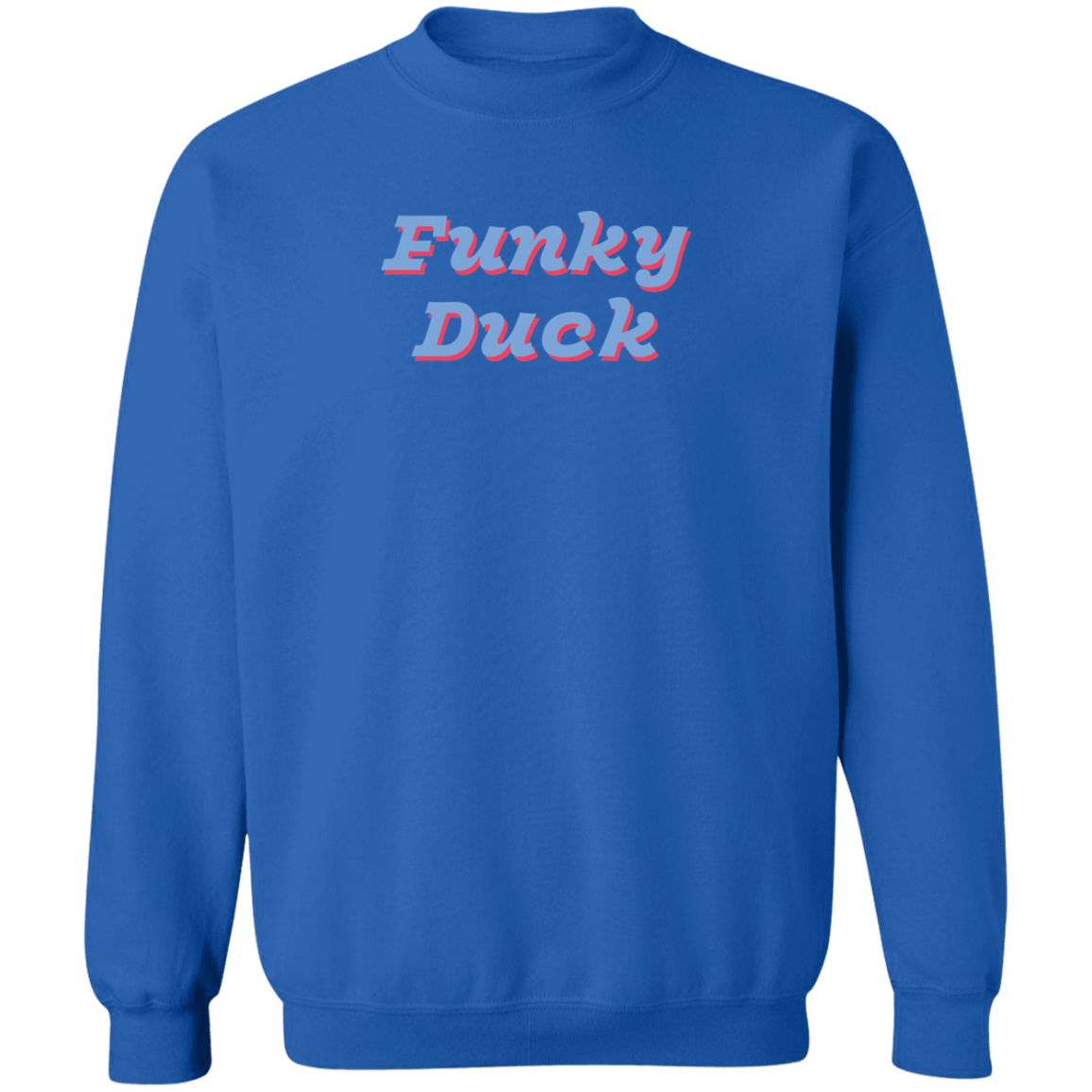 Funky Duck Pullover Crewneck Sweatshirt (B/R)