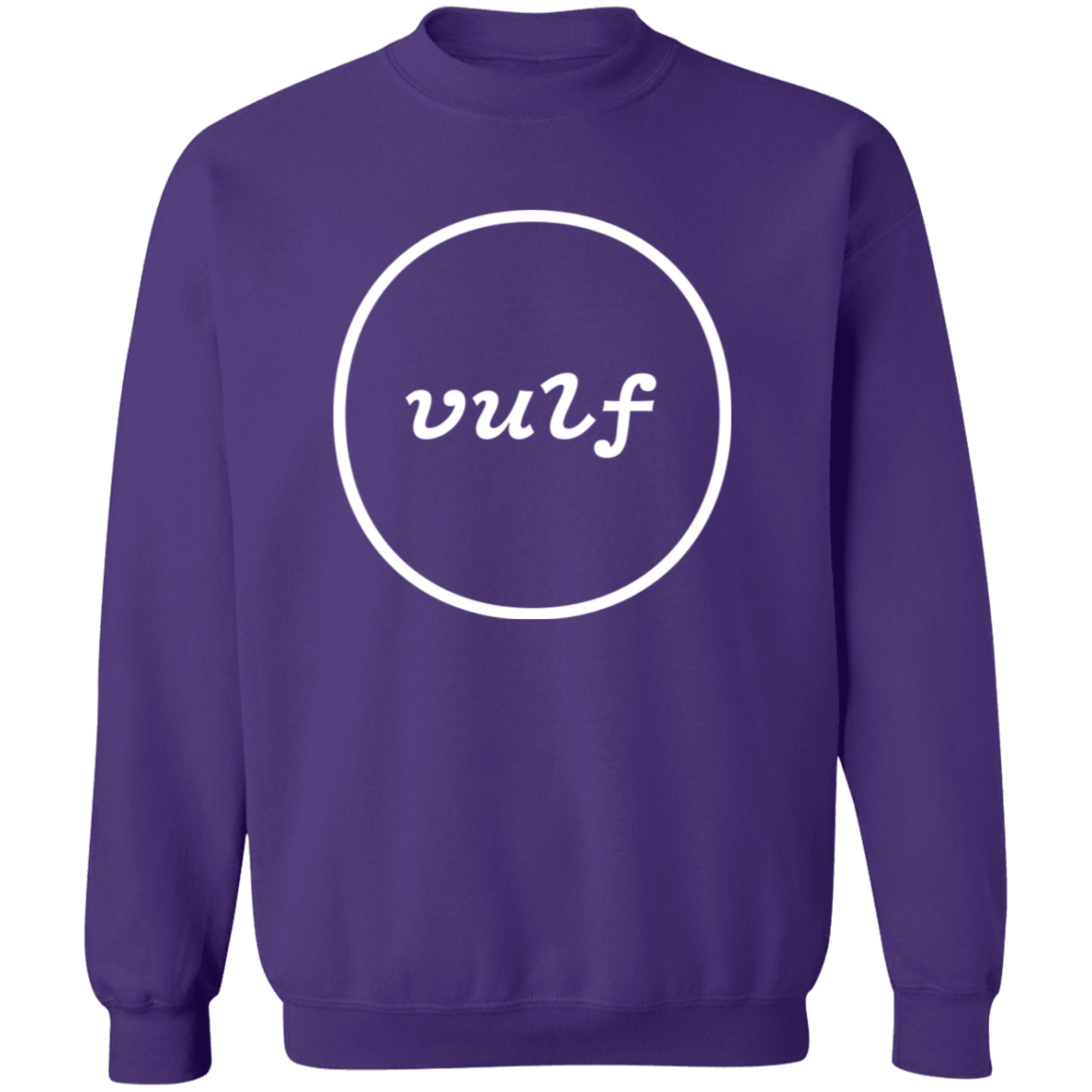 Vulfpeck Logo Crewneck Pullover Sweatshirt (white logo)