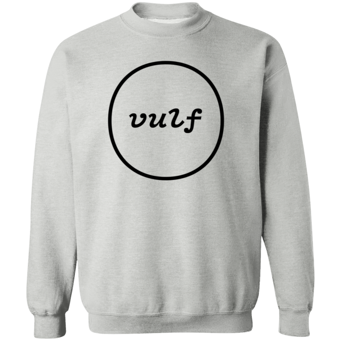 Vulfpeck Logo Crewneck Pullover Sweatshirt (black logo)