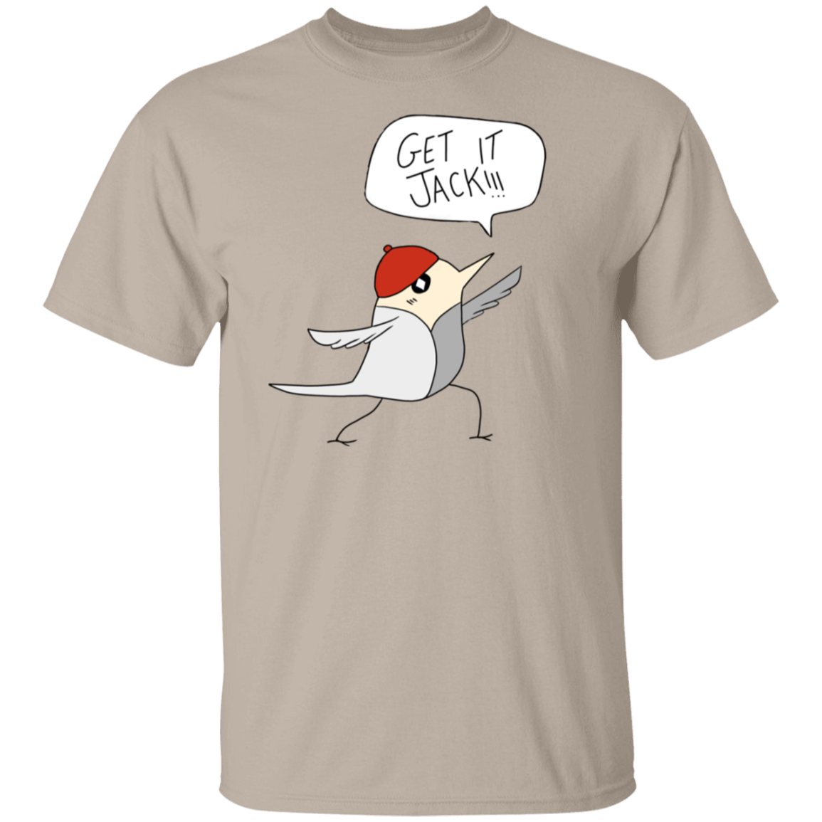 Get it Jack! Lunging Bird T-Shirt