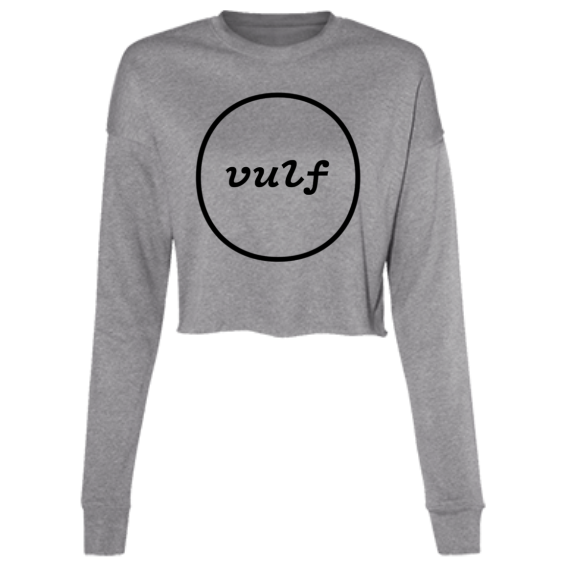 Vulfpeck Logo Ladies' Cropped Fleece Crew