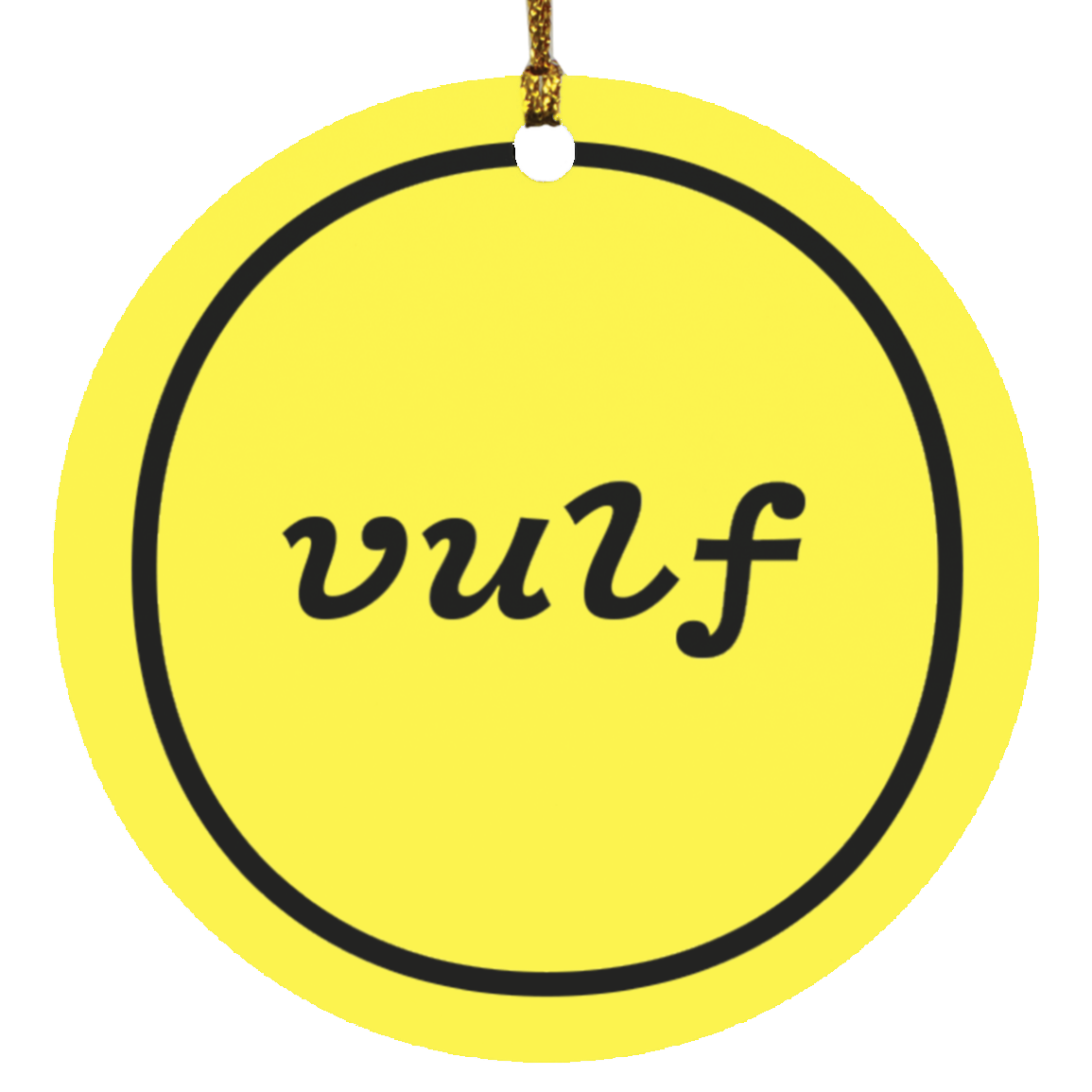 Vulfpeck Logo Circle Ornament