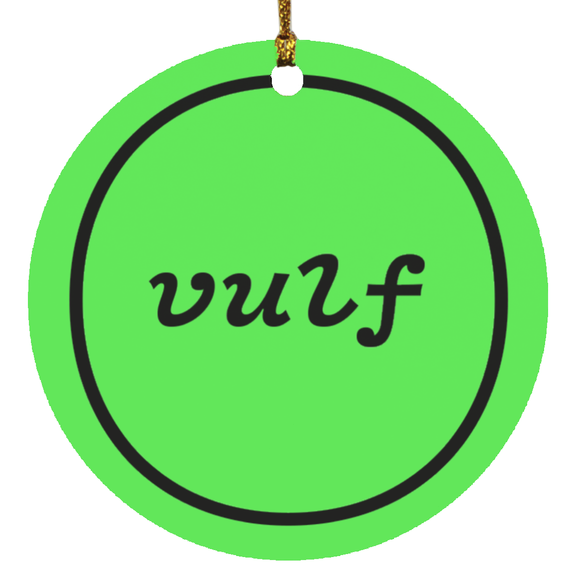 Vulfpeck Logo Circle Ornament