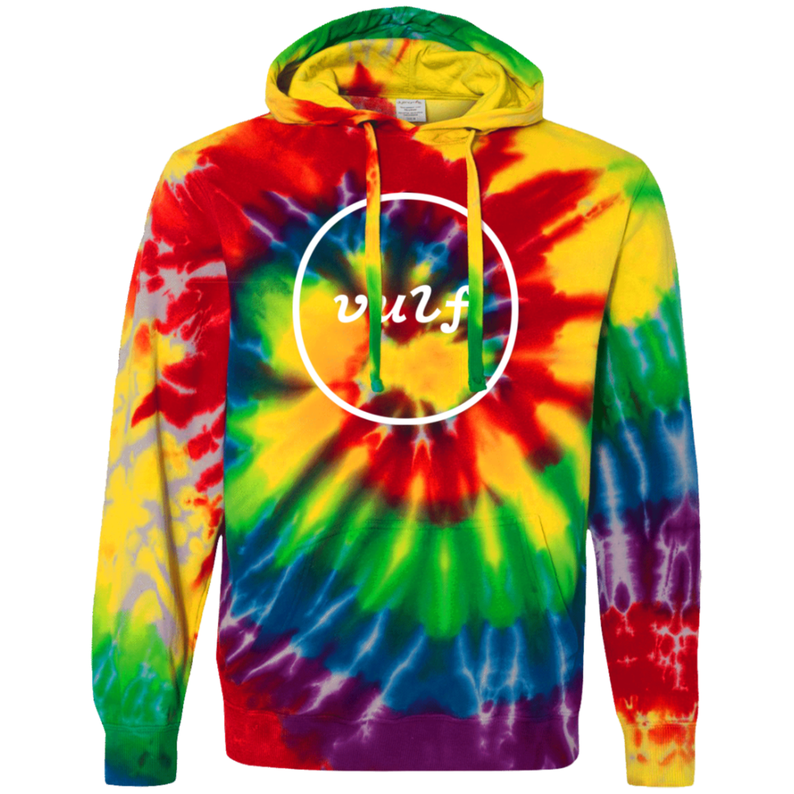 Vulfpeck Logo Unisex Tie-Dyed Pullover Hoodie