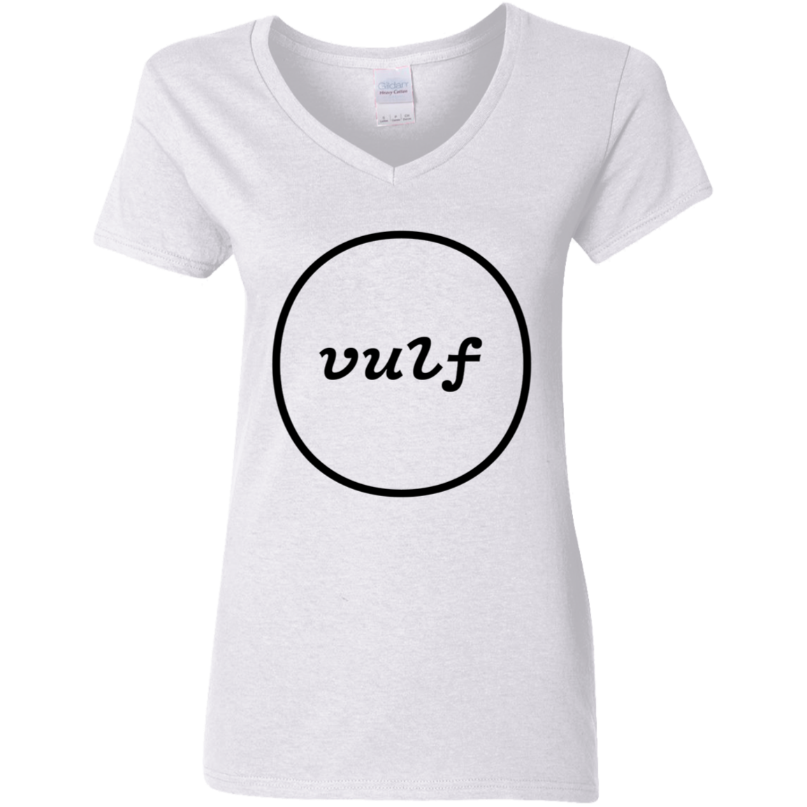 Vulfpeck Logo Ladies' Cotton V-Neck T-Shirt