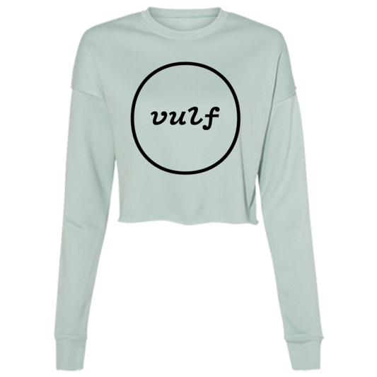 Vulfpeck Logo Ladies' Cropped Fleece Crew