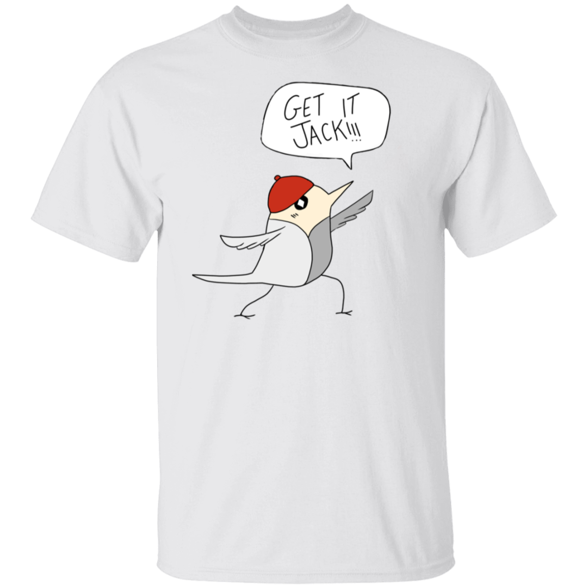 Get it Jack! Lunging Bird T-Shirt