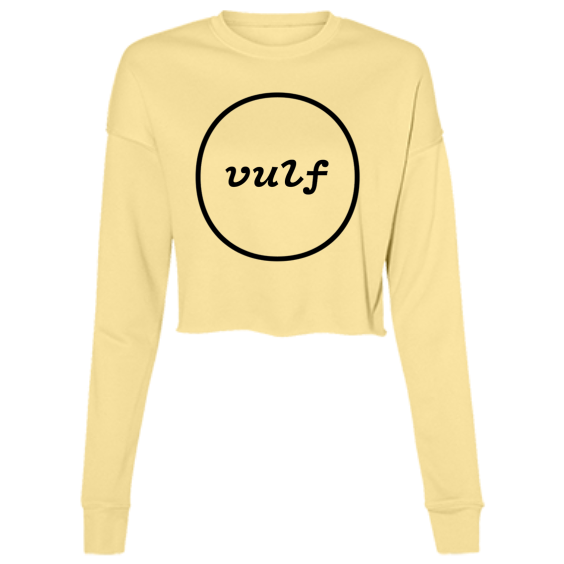 Vulfpeck Logo Ladies' Cropped Fleece Crew