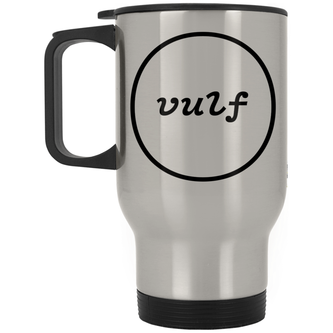 Vulfpeck Logo Silver Stainless Travel Mug