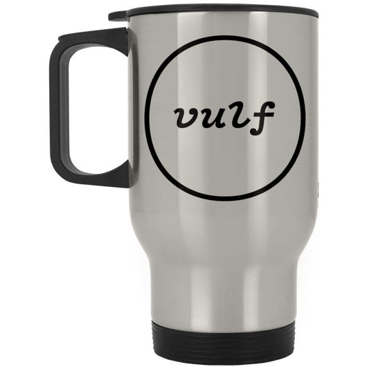 Vulfpeck Logo Silver Stainless Travel Mug