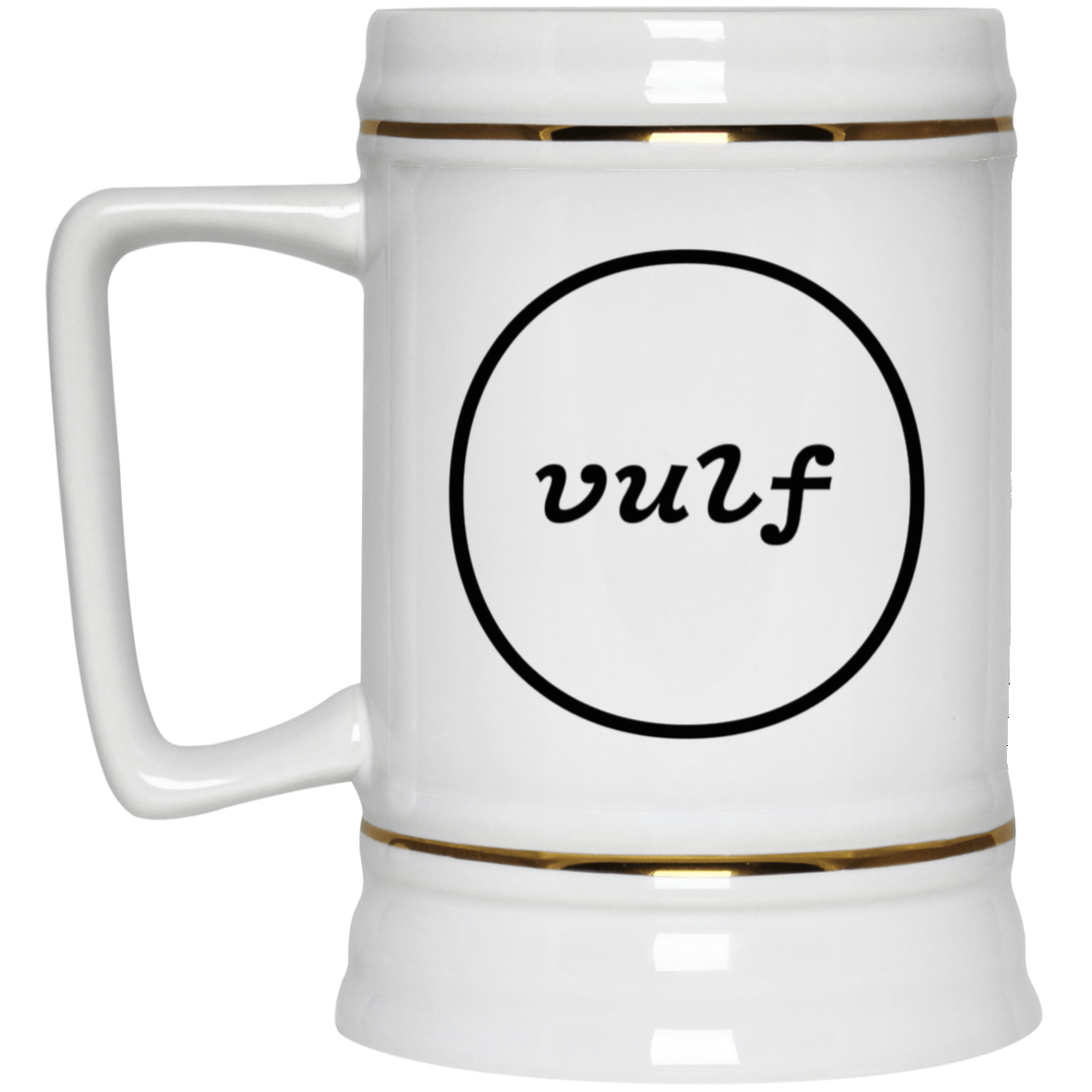 Vulfpeck Logo Ceramic Beer Stein 22oz.