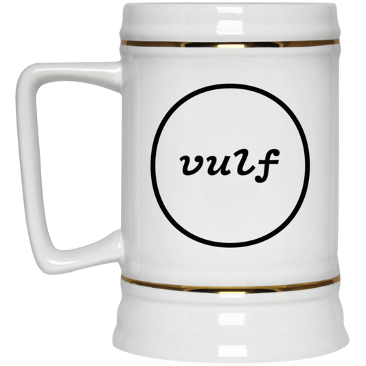 Vulfpeck Logo Ceramic Beer Stein 22oz.