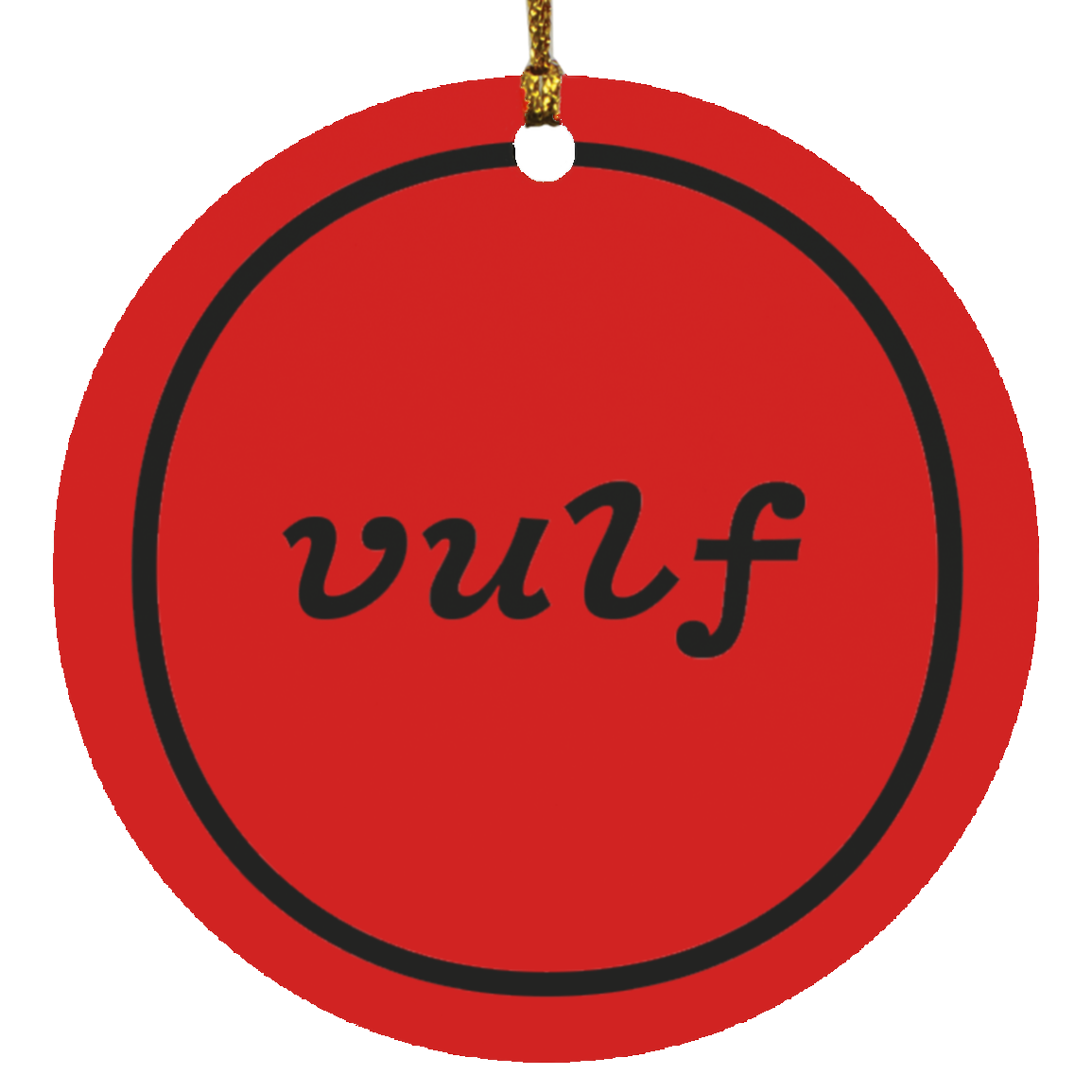 Vulfpeck Logo Circle Ornament