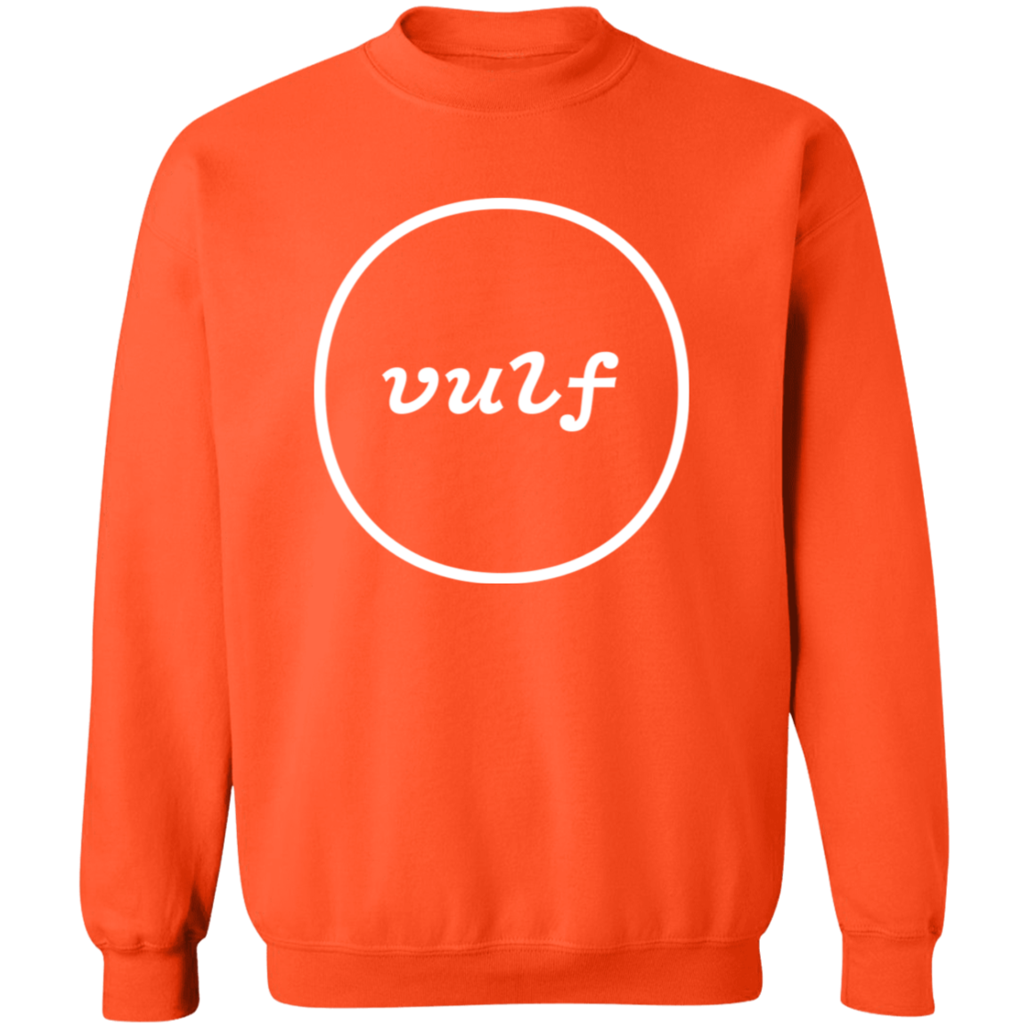 Vulfpeck Logo Crewneck Pullover Sweatshirt (white logo)