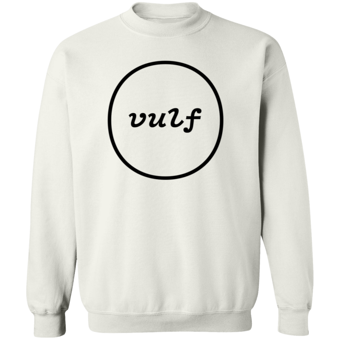 Vulfpeck Logo Crewneck Pullover Sweatshirt (black logo)