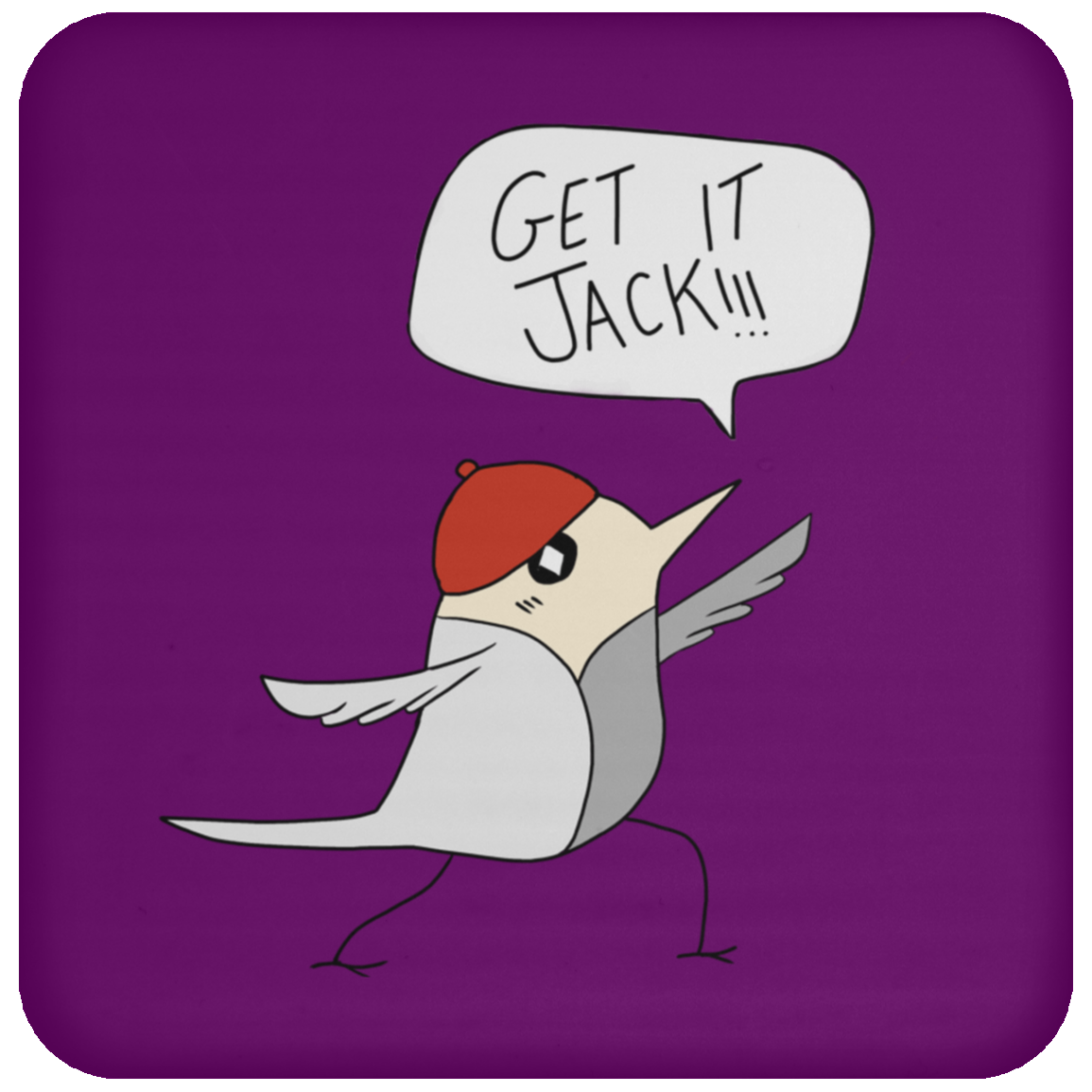 Get it Jack! Lunging Bird Coaster