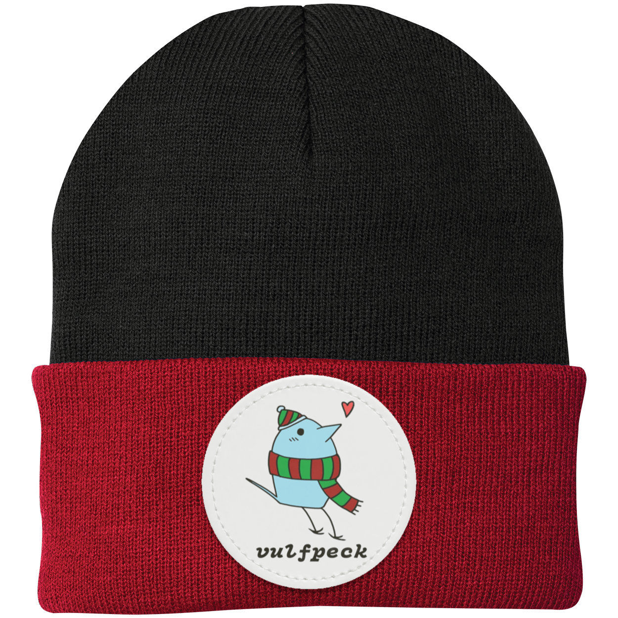 Cozy Blue Bird Knit Cap