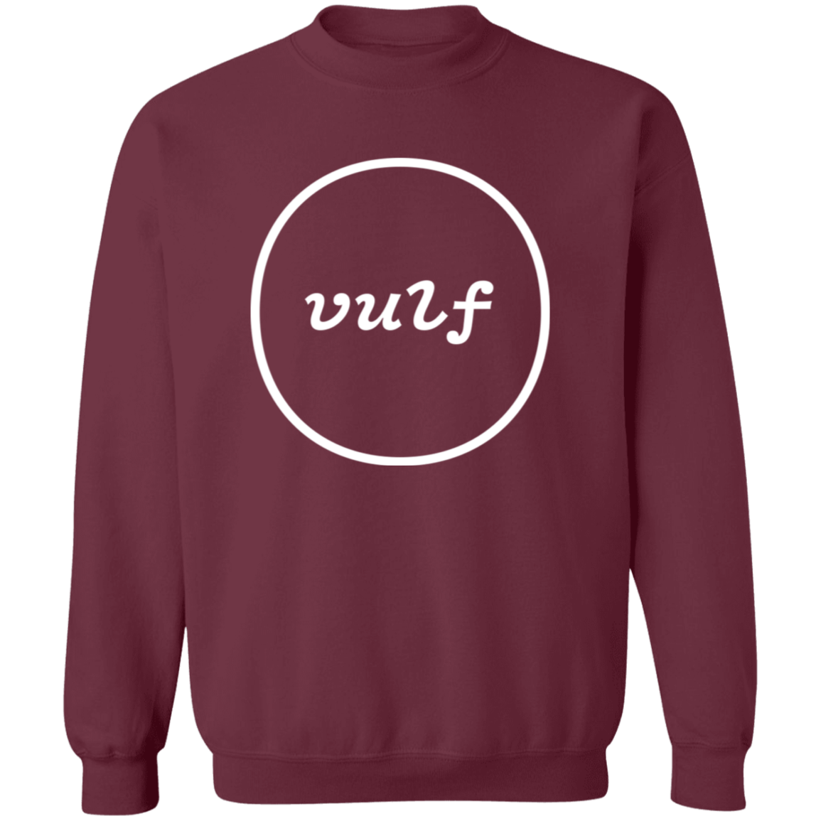 Vulfpeck Logo Crewneck Pullover Sweatshirt (white logo)