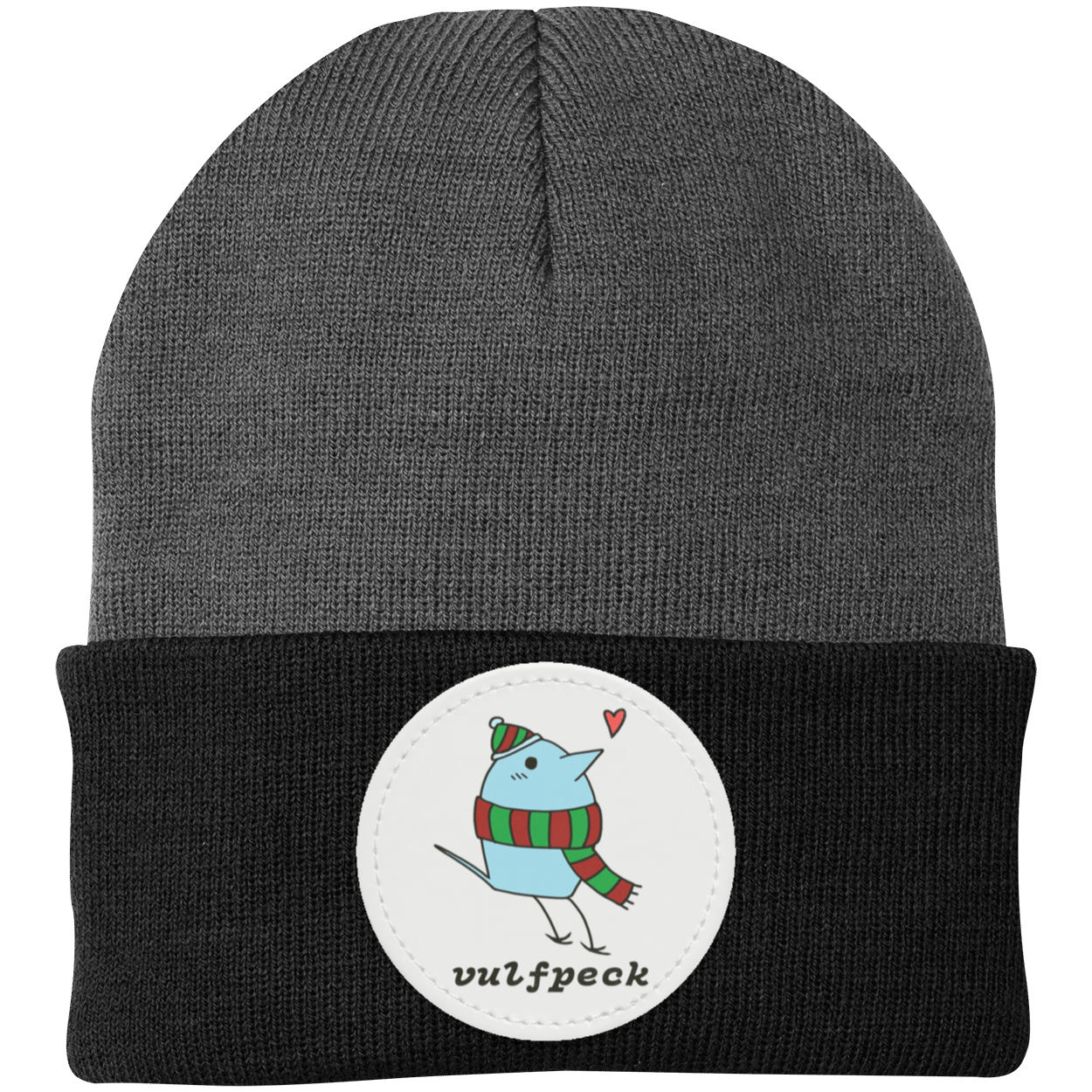 Cozy Blue Bird Knit Cap