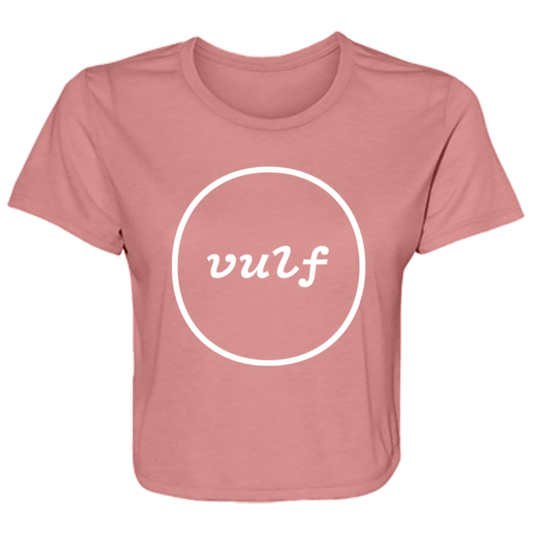 Vulfpeck Logo Ladies' Flowy Cropped Tee