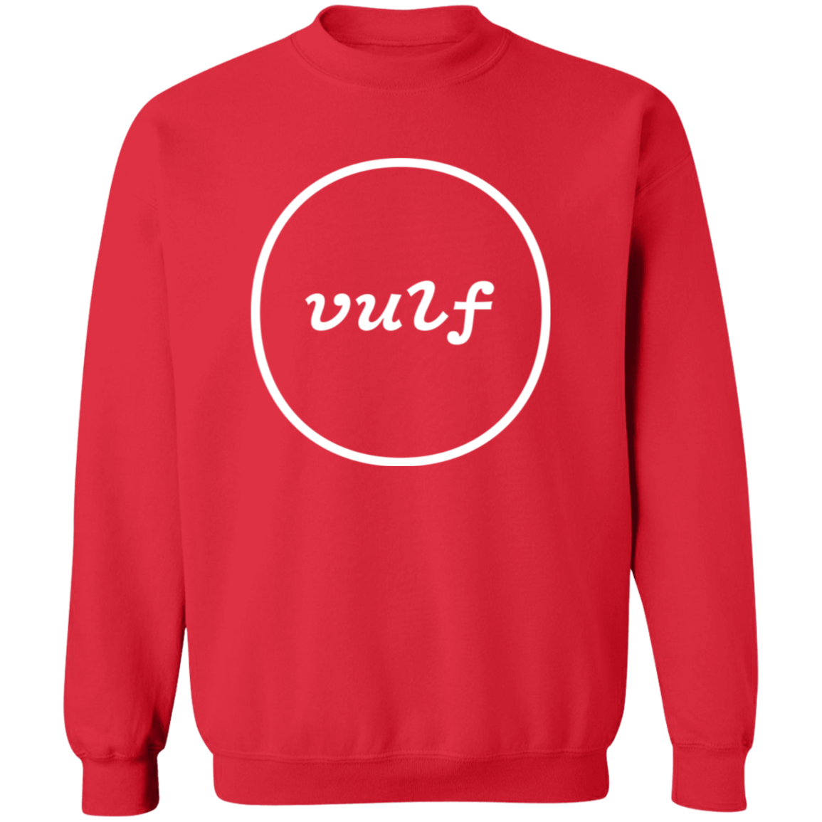 Vulfpeck Logo Crewneck Pullover Sweatshirt (white logo)