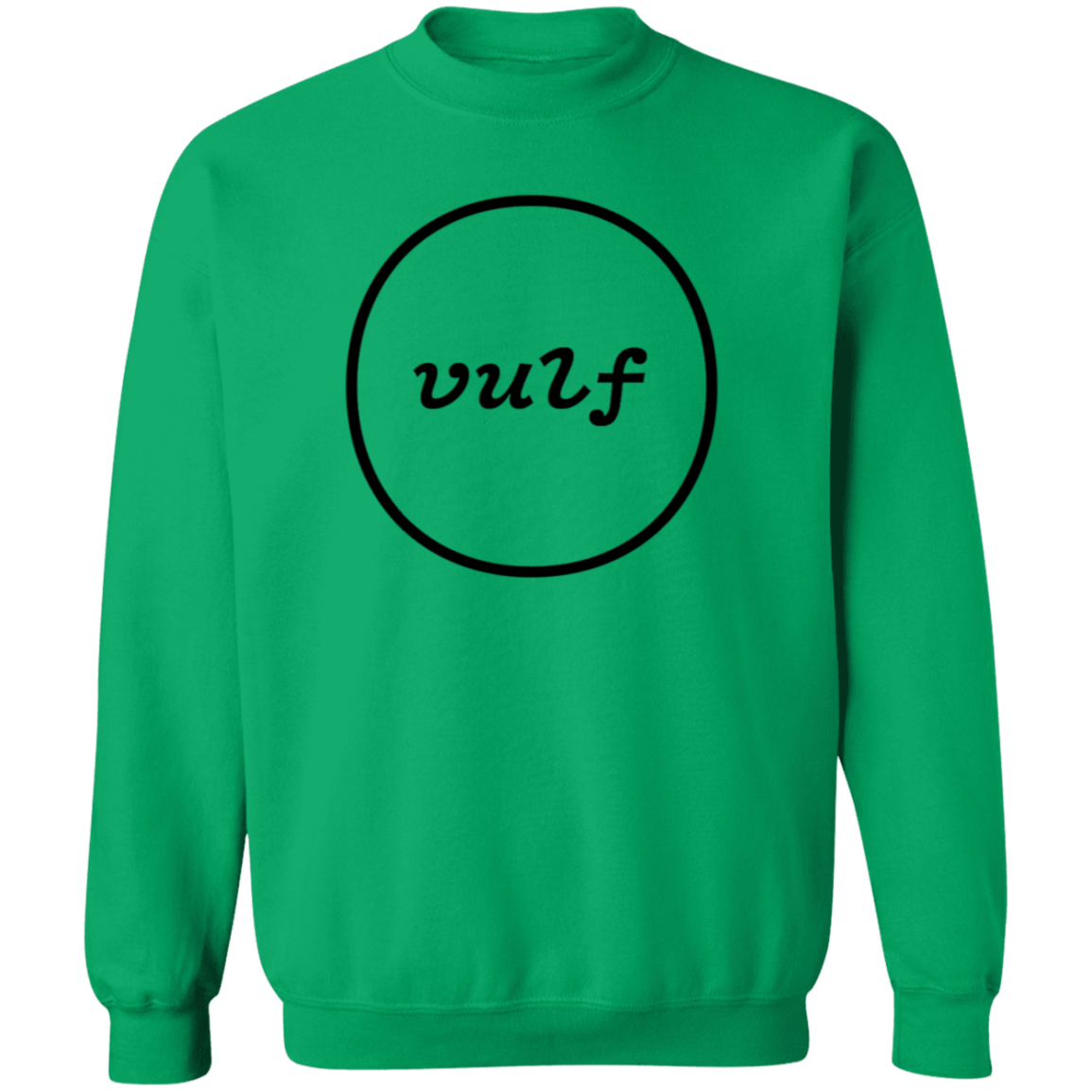 Vulfpeck Logo Crewneck Pullover Sweatshirt (black logo)