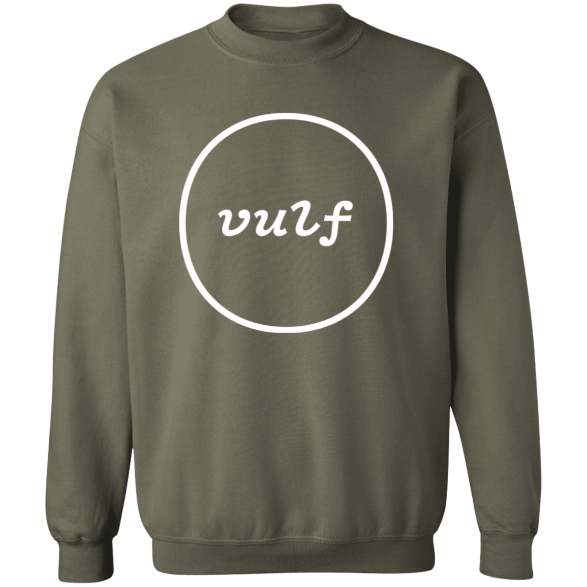 Vulfpeck Logo Crewneck Pullover Sweatshirt (white logo)