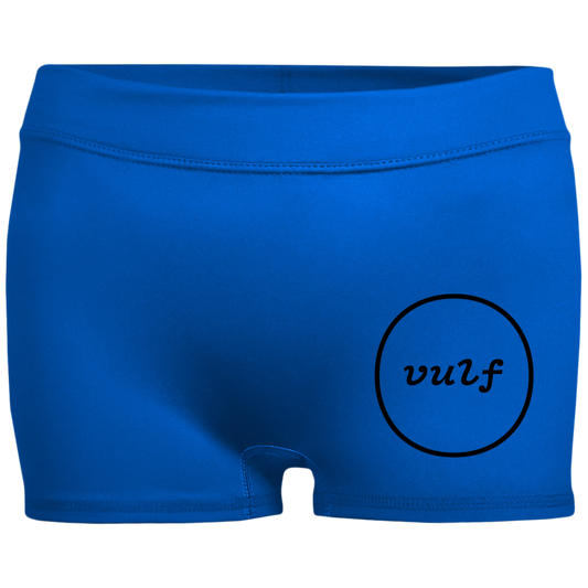 Vulfpeck Logo Ladies' Fitted Moisture-Wicking Shorts