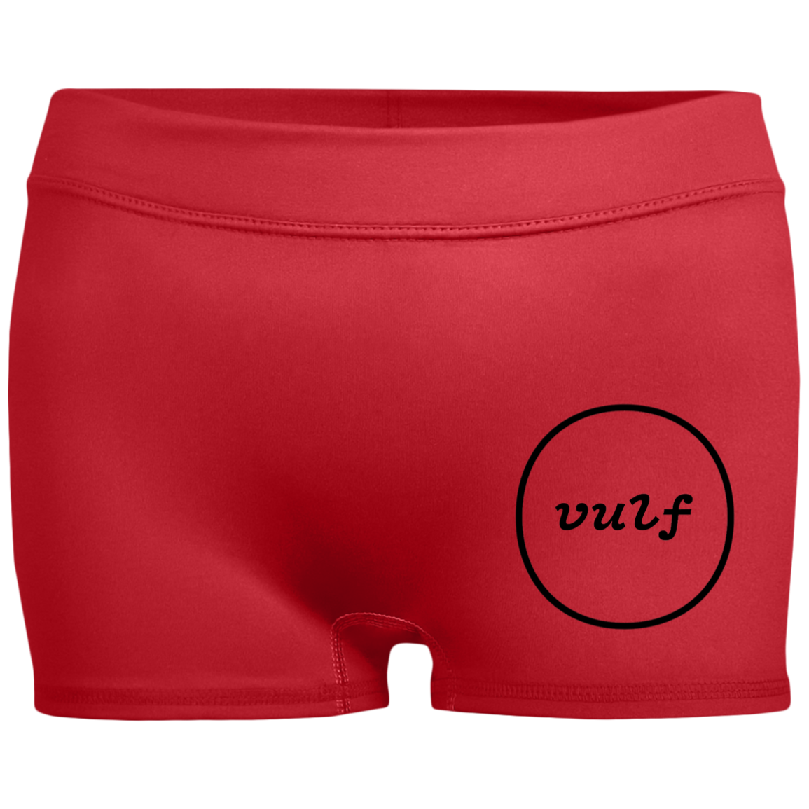 Vulfpeck Logo Ladies' Fitted Moisture-Wicking Shorts