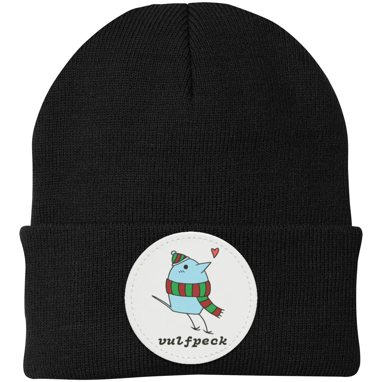 Cozy Blue Bird Knit Cap